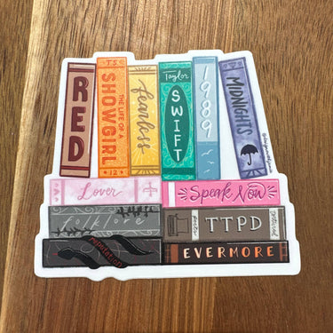 Taylor Swift Eras Book Sticker